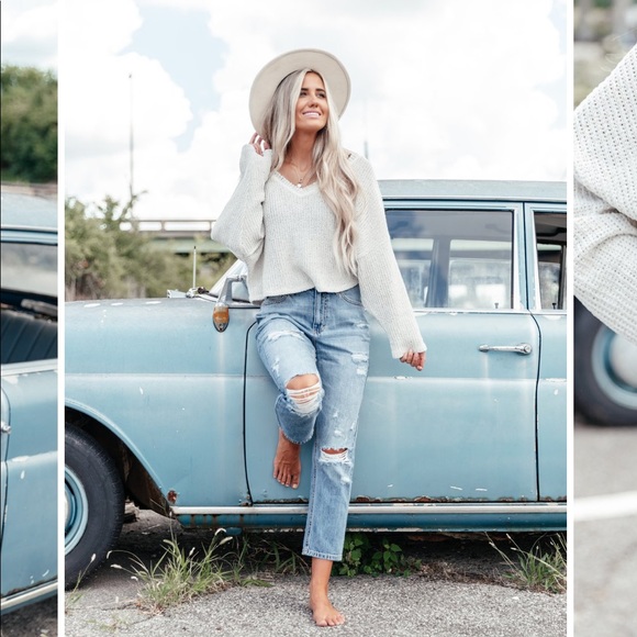 Basically You Knit Top - Oatmeal - Picture 6 of 8